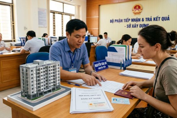 Thủ tục đăng ký hợp đồng thuê Nhà ở xã hội (NƠXH) cho người nước ngoài tạm trú ngắn hạn