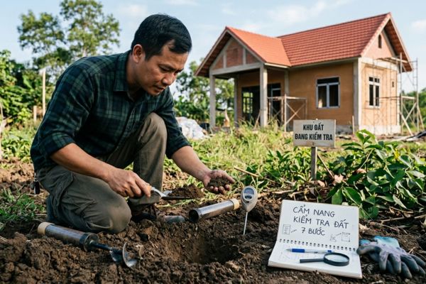 Cẩm nang 7 bước kiểm tra độ sạch của đất trước khi xuống tiền