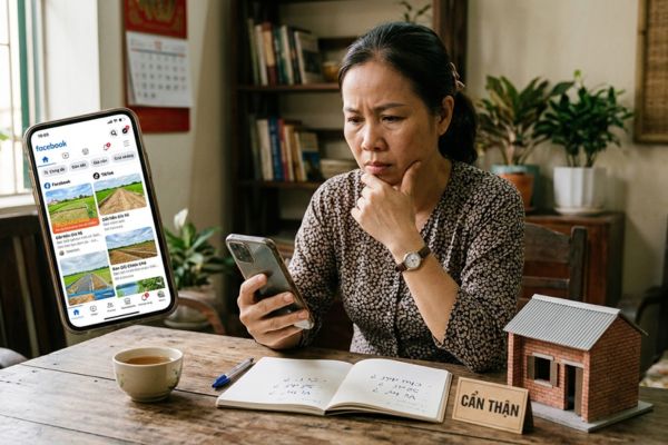 Cảnh giác khi mua đất qua mạng xã hội TikTok, Facebook không rõ tung tích