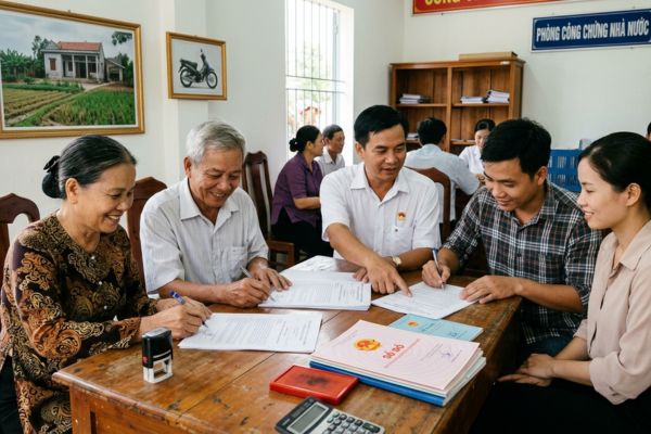 Cho tặng quyền sử dụng đất kết hợp làm hợp đồng thế chấp tài sản khác