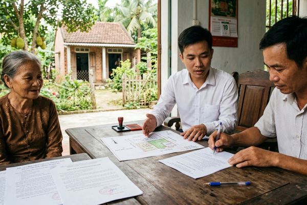 Chuyển nhượng đất có thỏa thuận bảo hành ranh giới: Cách lập phụ lục
