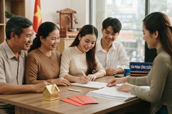 Công chứng cho tặng tài sản là chứng khoán, quỹ đầu tư cho con cái