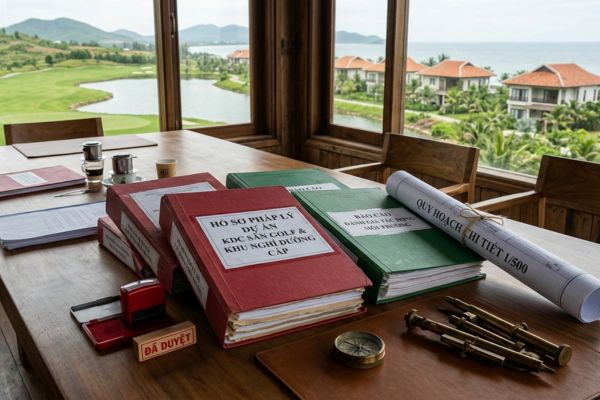 Đất làm sân golf, khu nghỉ dưỡng cao cấp: Hồ sơ pháp lý dự án