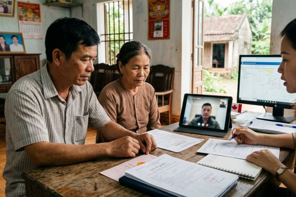 Đất thừa kế có thành viên đang ở nước ngoài: Thủ tục ủy quyền định đoạt
