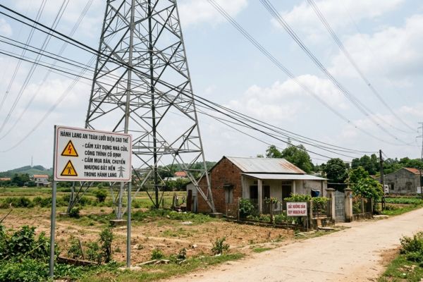 Đất thuộc hành lang an toàn lưới điện cao thế: Hạn chế xây dựng và bán