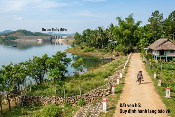 Đất ven các công trình thủy điện, hồ chứa nước: Quy định hành lang bảo vệ