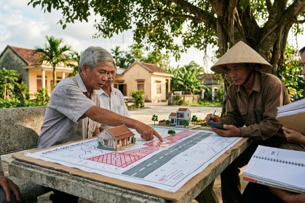 Mua đất tại các vệt giải tỏa mở đường: Cách tính tiền bồi thường đền bù