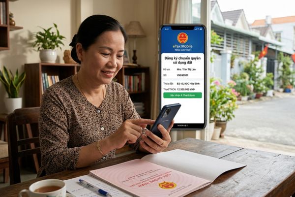 Sang tên đất qua ứng dụng eTax Mobile: Cẩm nang công nghệ cho chủ đất