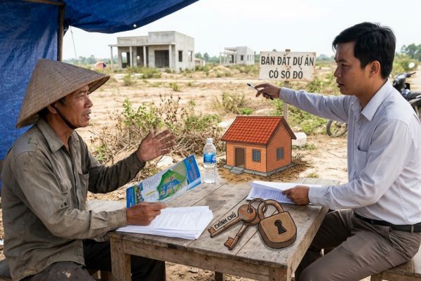 Sự thật về bẫy "cho tặng đất miễn phí" trong các dự án ma và cách nhận biết