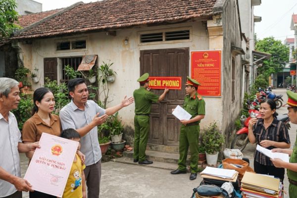 Tặng cho nhà đất để trốn tránh nghĩa vụ thi hành án: Hậu quả pháp lý khôn lường