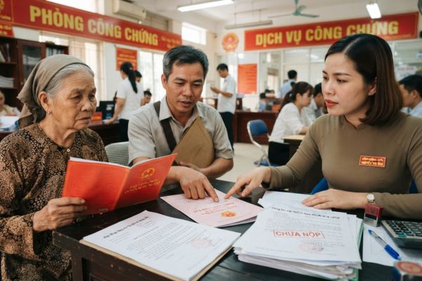Tặng cho nhà đất nhưng chưa nộp thuế sử dụng đất phi nông nghiệp: Có công chứng được không?