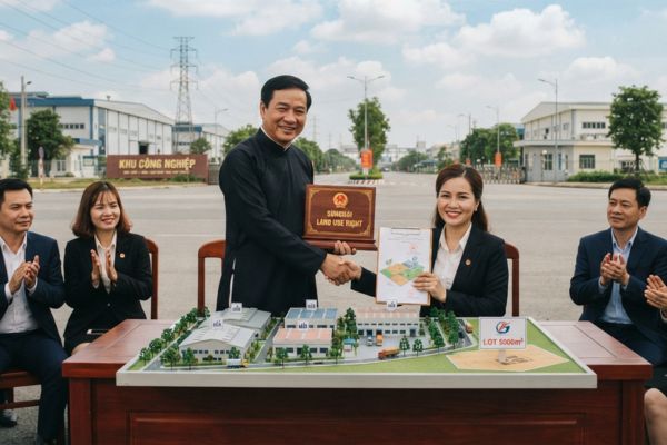 Tặng cho quyền sử dụng đất công nghiệp trong khu công nghiệp, khu chế xuất