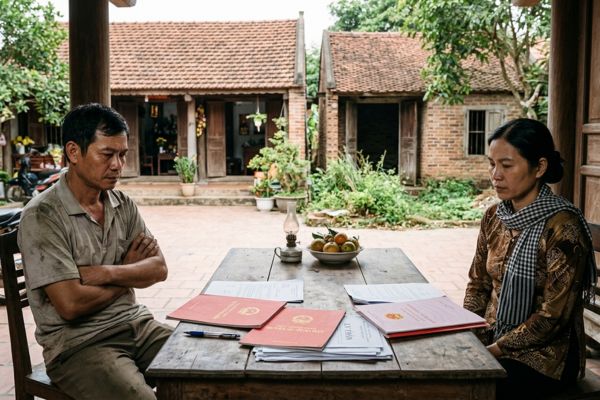 Vợ chồng ly thân có được tự ý chuyển nhượng đất do mình đứng tên?