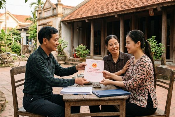 Vợ chồng tặng cho nhà đất cho con chung: Có cần tất cả các con khác ký tên đồng ý?