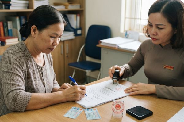 Chứng thực chữ ký của người ủy quyền khi vắng mặt bên nhận ủy quyền