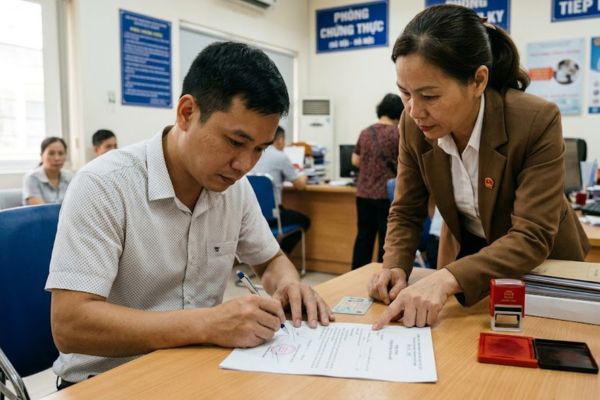 Chứng thực chữ ký trên bản cam kết chấp hành quy chế quản lý nhà chung cư