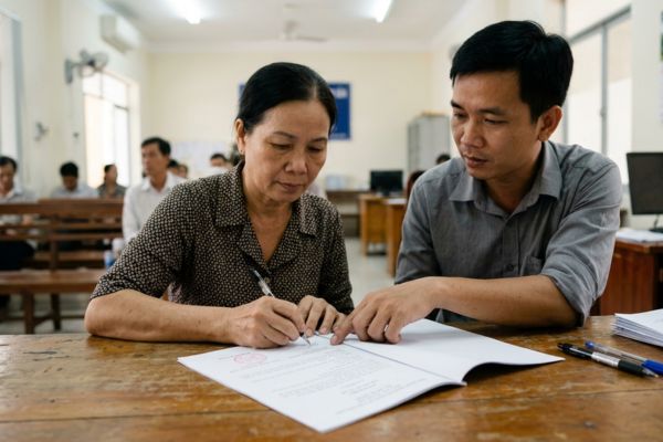 Chứng thực chữ ký trên bản cam kết chi trả chi phí mai táng cho người thân