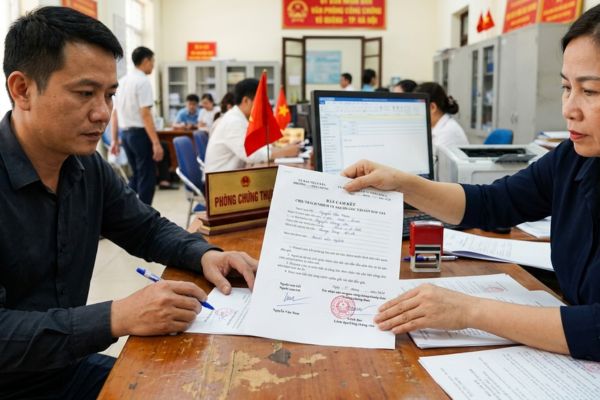 Chứng thực chữ ký trên bản cam kết chịu trách nhiệm về nguồn gốc tài sản đấu giá