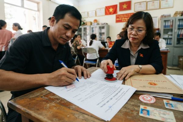 Chứng thực chữ ký trên giấy cam kết chịu phí tổn khi gây tai nạn giao thông