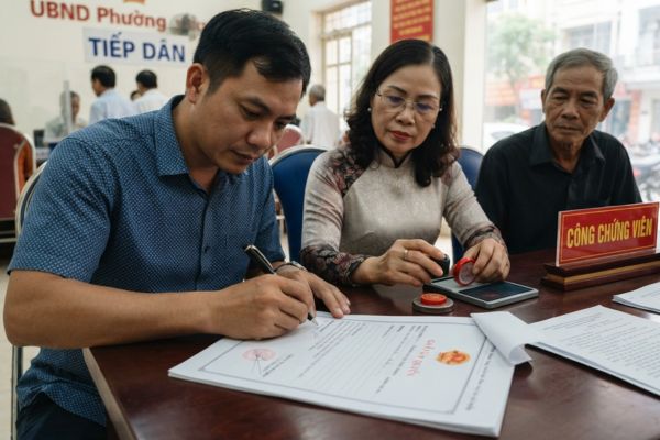 Chứng thực chữ ký trên giấy ủy quyền giải quyết sự cố tai nạn giao thông