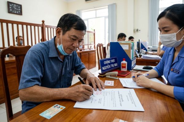 Chứng thực chữ ký trên giấy ủy quyền nhận tiền trợ cấp thất nghiệp