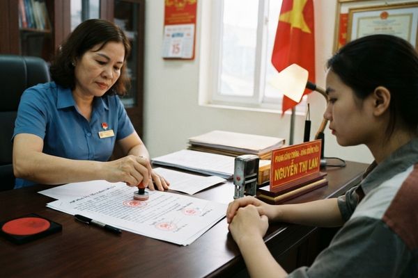 Chứng thực chữ ký trên hợp đồng cho mượn tiền không lãi suất