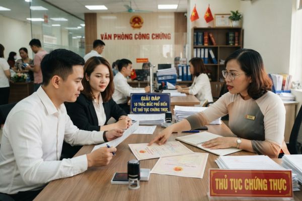 Giải đáp 10 thắc mắc phổ biến nhất về thủ tục chứng thực tại VPCC