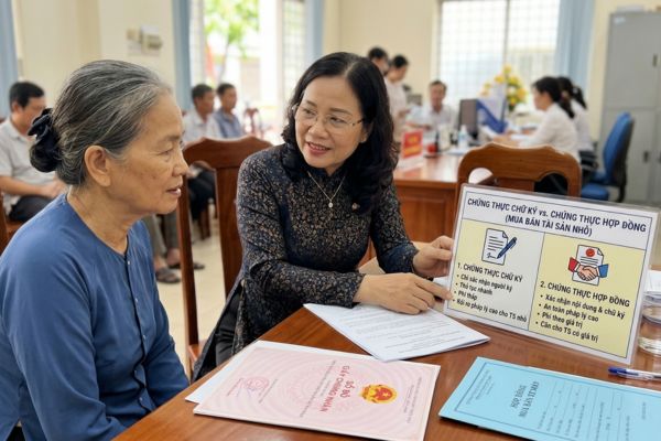 Nên chọn chứng thực chữ ký hay chứng thực hợp đồng khi mua bán tài sản nhỏ?