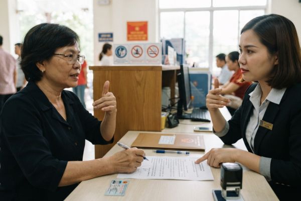 Người câm điếc làm thủ tục chứng thực chữ ký tại VPCC như thế nào?