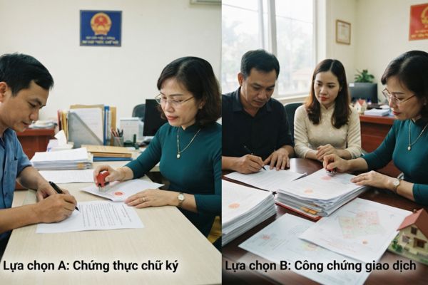 So sánh chứng thực chữ ký và công chứng giao dịch: Lựa chọn nào an toàn hơn?