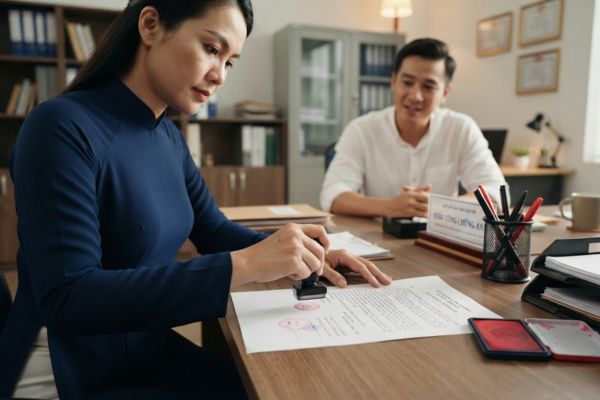 Sự cố công chứng viên ký chứng thực nhưng quên đóng dấu: Cách khắc phục