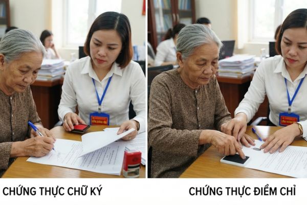 Sự khác biệt giữa chứng thực chữ ký và chứng thực điểm chỉ bạn cần biết