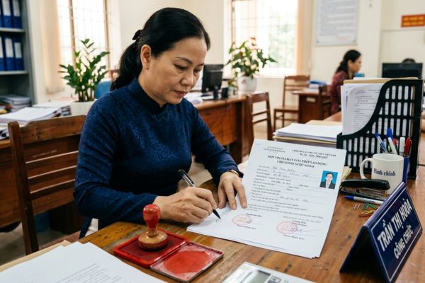Chứng thực chữ ký trên đơn xin gia hạn giấy phép lao động cho người nước ngoài