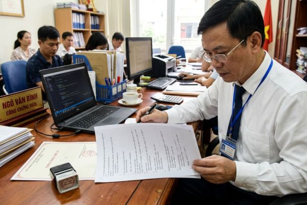 Có được ký chứng thực chữ ký đối với văn bản soạn thảo hoàn toàn bằng ngôn ngữ lập trình/mã hóa?