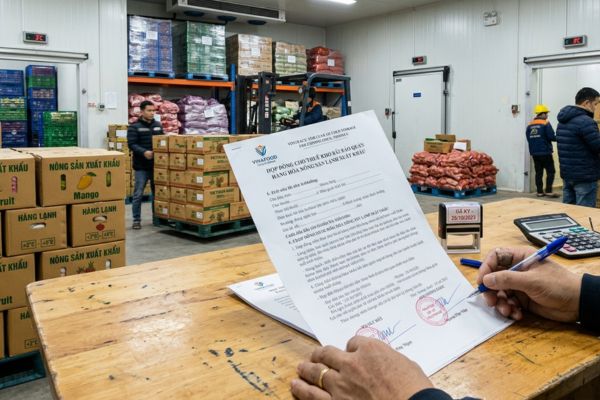 Hợp đồng cho thuê kho bãi bảo quản hàng hóa nông sản lạnh xuất khẩu