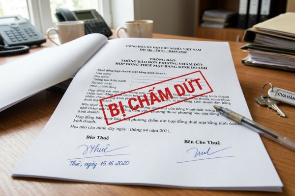 Hợp đồng cho thuê mặt bằng kinh doanh bị bên thuê đơn phương chấm dứt