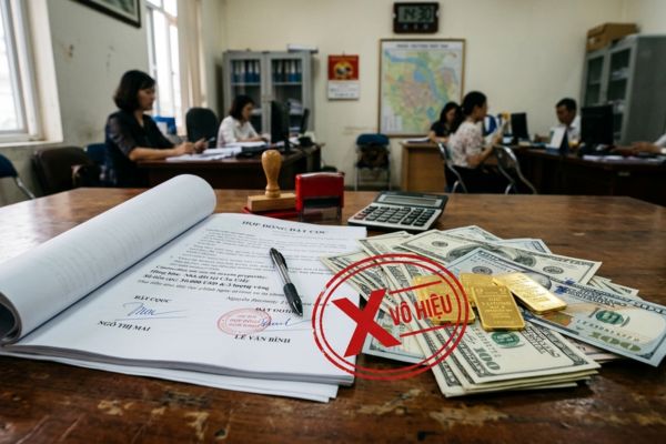 Hợp đồng đặt cọc bằng ngoại tệ hoặc vàng: Nguy cơ bị tuyên vô hiệu