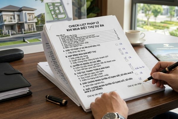 Hợp đồng mua bán biệt thự dự án: Check-list pháp lý trước khi đặt bút ký