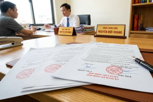 Hợp đồng mua bán tài sản đấu giá nhà nước: Bộ hồ sơ chuẩn chỉnh sang tên