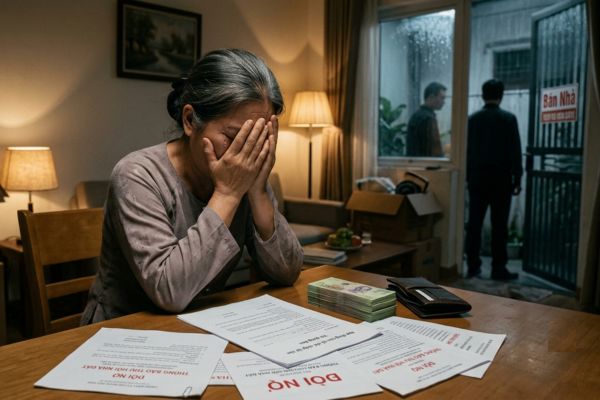 Hợp đồng thế chấp nhà đất vay tiền tín dụng đen: Hậu quả mất nhà
