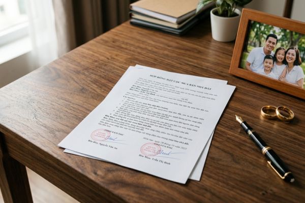 Hợp đồng thỏa thuận nhập tài sản riêng vào khối tài sản chung vợ chồng