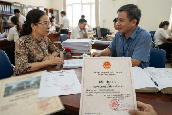 Mất bản gốc hợp đồng mua bán nhà đất đã công chứng: Thủ tục trích lục