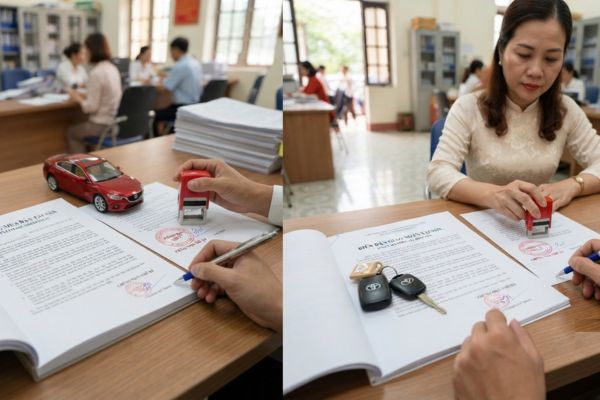 Sự khác biệt giữa chứng thực chữ ký trên hợp đồng mua bán tài sản và chứng thực chữ ký trên biên bản giao nhận